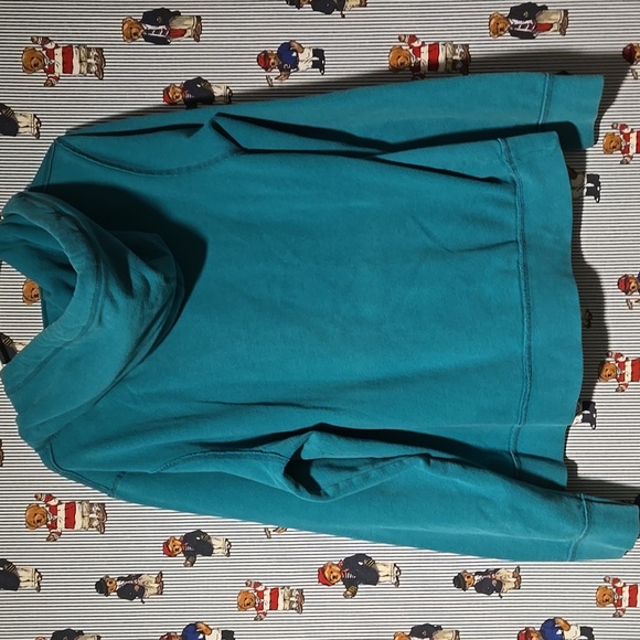 Y2K Aeropostale "AERO NYC 34th Street" Teal Hoodie - Picture 7 of 13
